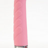 Розовый вибратор с 6 режимами вибрации - 17 см.
