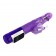 Фиолетовый вибратор хай-тек Butterfly Prince - 24 см.