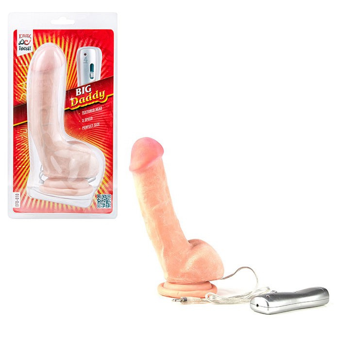 Реалистик с вибрацией и выносным пультом купить со скидкой в секс шопе  Вибраторы  Реалистичные