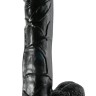 Чёрный фаллоимитатор-гигант 12  Mega Dildo -32,4 см.