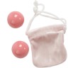 Тяжелые вагинальные шарики розового цвета X-LARGE BEN WA BALLS