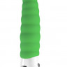 Зелёный перезаряжаемый вибратор Patchy Paul G5 - 23 см.