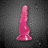 Розовая елочка-насадка Fusion Pleasure Dongs - 15,2 см.