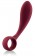Бордовый стимулятор для мужчин Bob Bordeaux - 9,6 см.