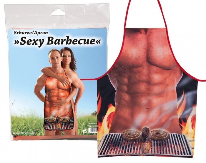Мужской фартук Sexy Barbecue