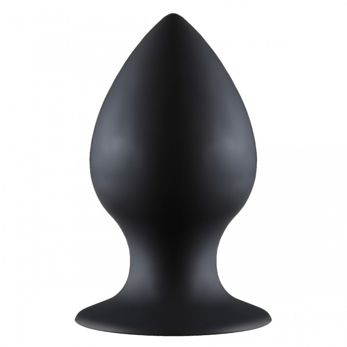 Чёрная анальная пробка Thick Anal Plug XL - 13 см.