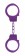 Фиолетовые наручники OUCH! Purple