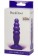 Фиолетовый анальный стимулятор Small Bubble Plug - 11 см.