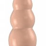 Телесная анальная пробка Bottom Line Model 6 - 10,5 см.