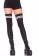 Чулки в спортивном стиле Ribbed Athletic Thigh Highs