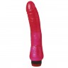 Гелевый вибратор Slight Bend Lightly Veined Jelly Vibe - 20 см.