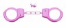 Розовые металлические наручники SHOTS TOYS Pink