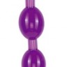 Фиолетовый анальный стимулятор - Овалы