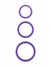 Набор из трех эрекционных колец Silicone 3-Ring Stamina Set