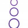 Набор из трех эрекционных колец Silicone 3-Ring Stamina Set