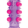 Фиолетовая насадка Silicone Lil  Pearl Pleasure Sleeve