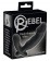 Чёрный анальный вибратор для стимуляции простаты Rebel - 15 см.