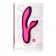 Розовый вибромассажер с лепестком для стимуляции клитора Silhouette S19