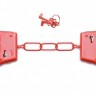 Красные металлические наручники SHOTS TOYS Red