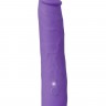 Фиолетовый вибратор-реалистик на присоске PURRFECT SILICONE ONE TOUCH - 20,5 см.