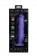 Фиолетовый вибратор-реалистик на присоске PURRFECT SILICONE ONE TOUCH - 20,5 см.