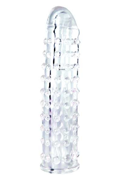 Прозрачная насадка-удлинитель Mega Stretch Silicone Penis Extension