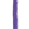 Двусторонний фиолетовый фаллоимитатор 12  Double Dong - 33,7 см.