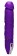 Фиолетовый вибратор-реалистик Infinite Desire - 26 см.