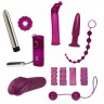 Фиолетовый эротический набор из 12 предметов Surprise Surprise Lovetoyset