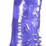Фиолетовый вибратор LIGHT UP 100 RHYTHMS VIBE - 19 см.