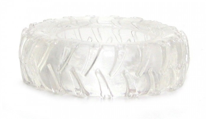 Прозрачное тонкое эрекционное кольцо Treads Mens Ring Thin