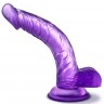 Фиолетовый фаллоимитатор Sweet n Hard 7 - 21,6 см.