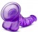 Фиолетовый фаллоимитатор Sweet n Hard 7 - 21,6 см.
