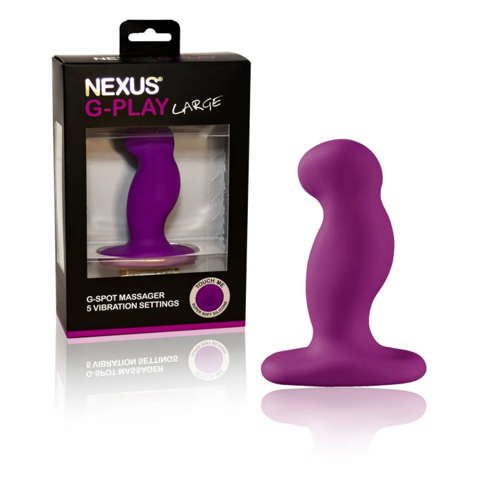 Анальный стимулятор Nexus G-Play Large Purple с вибрацией - 10 см.