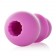 Розовый вибромассажер с замораживающейся насадкой Foreplay Ice Chill Massagers