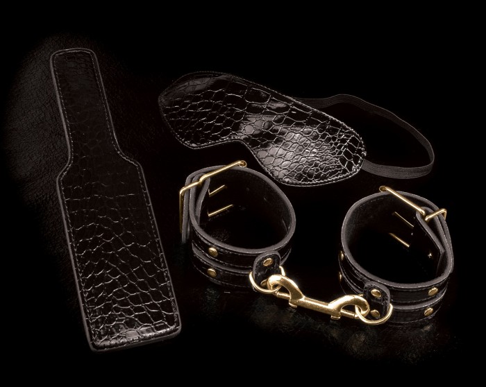 Набор для игр Fantasy Bondage Kit с золотистыми элементами