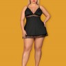 Соблазнительная короткая сорочка Lolitte с перекрещенными бретелями