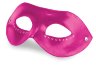 Розовая кожаная маска со стразами Diamond Mask
