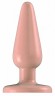 Телесный анальный стимулятор Bottom Line 6  Model 1 Rubber Flesh - 15,5 см.
