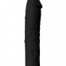 Чёрный вибратор-реалистик без мошонки PURRFECT SILICONE DELUXE 8INCH - 20 см.