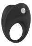 Чёрное эрекционное кольцо B10 с вибрацией