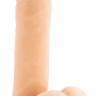 Телесный фаллоимитатор 8 Inch Sensa Feel Dildo - 20,3 см.