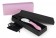 Розовый, украшенный лепестками вибратор Iris Pink - 22 см.