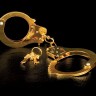 Золотистые наручники Metal Cuffs