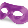 Фиолетовая кожаная маска со стразами Diamond Mask