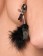 Металлические зажимы для сосков с пёрышками Feather Nipple Clamps