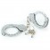 Металлические наручники Fancy Cuffs с прозрачными кристаллами