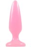 Розовая анальная пробка, светящаяся в темноте, Firefly Pleasure Plug - 10,1 см.