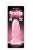 Розовая анальная пробка, светящаяся в темноте, Firefly Pleasure Plug - 10,1 см.