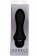 Чёрный вибромассажер для анальной стимуляции PURRFECT SILICONE ANAL VIBRATOR BLACK - 12,7 см.